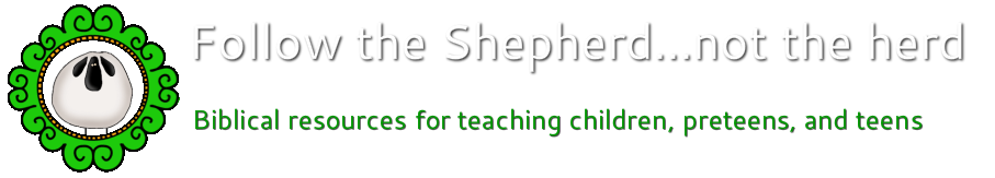 follow the shepherd<br />not the herd